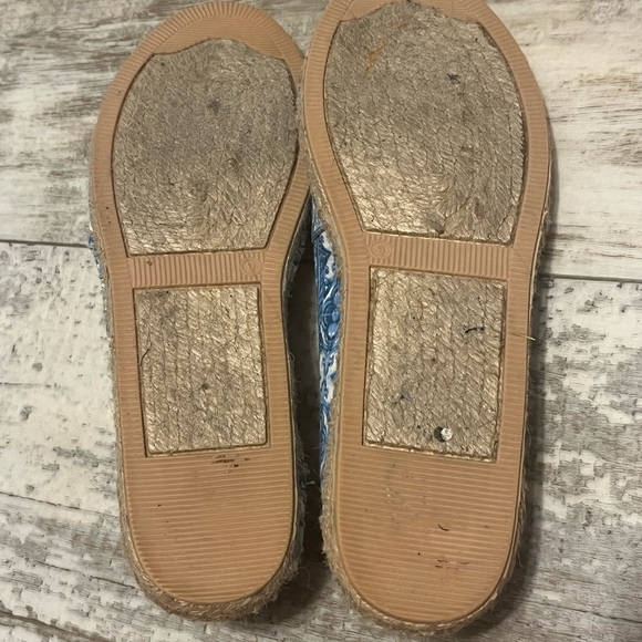 Brighton Blue and White Espadrilles - Picture 3 of 3